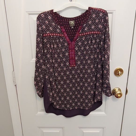 Anthropologie Tops - Anthropologie 3/4 length sleeve shirt women's M